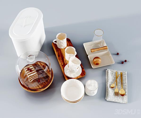 3d模型厨卫用品餐具-模匠网,3d模型